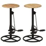 Küchenbarhocker 2 Einheiten aus massivem Mangoholz von vidaXL, Küchenhocker - Ref: Foro24-246413, Preis: 197,87 €, Rabatt: %