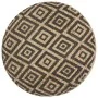 Puf hecho a mano negro 45x30 cm yute de vidaXL, Otomanas - Ref: Foro24-248086, Precio: 80,04 €, Descuento: %