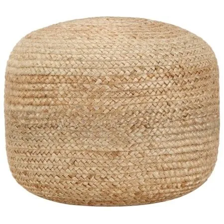 Handmade pouf 45x30 cm jute by vidaXL, Ottomans - Ref: Foro24-248071, Price: 71,33 €, Discount: %