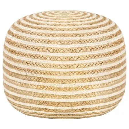 Handmade pouf 45x30 cm jute by vidaXL, Ottomans - Ref: Foro24-248073, Price: 75,81 €, Discount: %