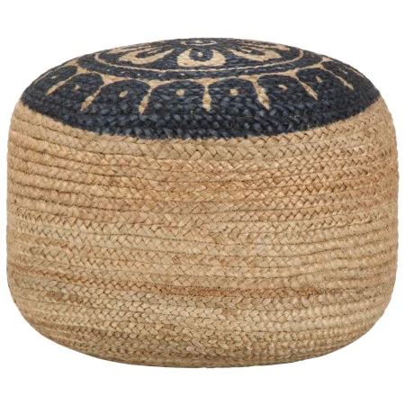 Handmade blue pouf 45x30 cm jute by vidaXL, Ottomans - Ref: Foro24-248087, Price: 61,65 €, Discount: %