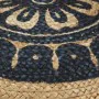 Handmade blue pouf 45x30 cm jute by vidaXL, Ottomans - Ref: Foro24-248087, Price: 61,65 €, Discount: %