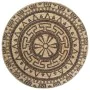 Puf tejido a mano marrón 45x30 cm yute de vidaXL, Otomanas - Ref: Foro24-248088, Precio: 77,33 €, Descuento: %