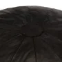 Puf negro 40x35 cm cuero genuino de cabra de vidaXL, Otomanas - Ref: Foro24-248131, Precio: 93,32 €, Descuento: %