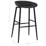 Taburetes de cocina 2 unidades negro de vidaXL, Taburetes de cocina - Ref: Foro24-248155, Precio: 134,85 €, Descuento: %