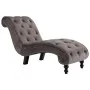 Diván de terciopelo gris de vidaXL, Divanes - Ref: Foro24-248609, Precio: 268,98 €, Descuento: %