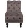Diván de terciopelo gris de vidaXL, Divanes - Ref: Foro24-248609, Precio: 268,98 €, Descuento: %