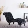 Diván de terciopelo negro de vidaXL, Divanes - Ref: Foro24-248611, Precio: 250,42 €, Descuento: %