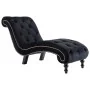 Diván de terciopelo negro de vidaXL, Divanes - Ref: Foro24-248611, Precio: 250,42 €, Descuento: %