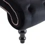 Diván de terciopelo negro de vidaXL, Divanes - Ref: Foro24-248611, Precio: 250,42 €, Descuento: %