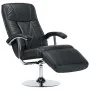 Sillón para la TV de cuero sintético negro de vidaXL, Sillones - Ref: Foro24-248587, Precio: 238,01 €, Descuento: %