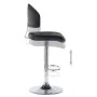 Taburete de cocina cuero sintético negro de vidaXL, Taburetes de cocina - Ref: Foro24-249646, Precio: 103,58 €, Descuento: %