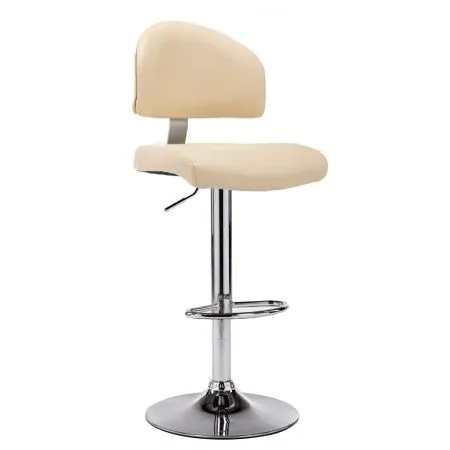 Cremefarbener Küchenhocker aus Kunstleder von vidaXL, Küchenhocker - Ref: Foro24-249648, Preis: 107,15 €, Rabatt: %