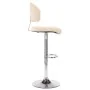 Taburete de cocina cuero sintético color crema de vidaXL, Taburetes de cocina - Ref: Foro24-249648, Precio: 107,15 €, Descuen...