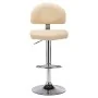 Taburete de cocina cuero sintético color crema de vidaXL, Taburetes de cocina - Ref: Foro24-249648, Precio: 107,15 €, Descuen...