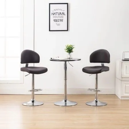 Küchenhocker 2 Einheiten braunes Kunstleder von vidaXL, Küchenhocker - Ref: Foro24-249662, Preis: 160,75 €, Rabatt: %