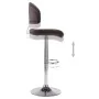 Küchenhocker 2 Einheiten braunes Kunstleder von vidaXL, Küchenhocker - Ref: Foro24-249662, Preis: 160,75 €, Rabatt: %