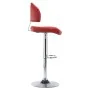 Taburete de cocina cuero sintético color vino tinto de vidaXL, Taburetes de cocina - Ref: Foro24-249651, Precio: 103,58 €, De...