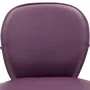 Taburetes cocina con reposabrazos 2 uds cuero sintético morado de vidaXL, Taburetes de cocina - Ref: Foro24-249708, Precio: 1...