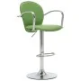 Kitchen stools with armrests 2 pcs green synthetic leather by vidaXL, Kitchen stools - Ref: Foro24-249709, Price: 164,57 €, D...
