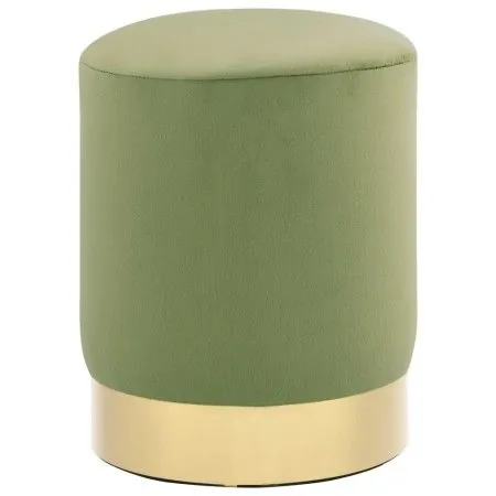 Taburete de terciopelo verde mostaza y dorado de vidaXL, Taburetes y sillas plegables - Ref: Foro24-249841, Precio: 42,60 €, ...