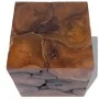 Taburetes/mesa de centro madera de teca maciza de vidaXL, Taburetes y sillas plegables - Ref: Foro24-274356, Precio: 442,73 €...