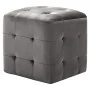 Pouf 2 units gray velvet 30x30x30 cm by vidaXL, Ottomans - Ref: Foro24-278385, Price: 80,45 €, Discount: %