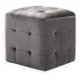 Pouf 2 units gray velvet 30x30x30 cm by vidaXL, Ottomans - Ref: Foro24-278385, Price: 80,45 €, Discount: %