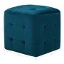Puf 2 unidades terciopelo azul 30x30x30 cm de vidaXL, Otomanas - Ref: Foro24-278384, Precio: 88,68 €, Descuento: %