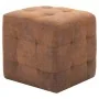 Puf 2 unidades piel de ante artificial marrón 30x30x30 cm de vidaXL, Otomanas - Ref: Foro24-278382, Precio: 96,23 €, Descuent...