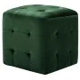 Puf 2 unidades terciopelo verde 30x30x30 cm de vidaXL, Otomanas - Ref: Foro24-278387, Precio: 81,78 €, Descuento: %
