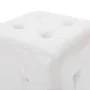 Puf 2 unidades cuero sintético blanco 30x30x30 cm de vidaXL, Otomanas - Ref: Foro24-278389, Precio: 73,06 €, Descuento: %