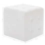 Puf 2 unidades cuero sintético blanco 30x30x30 cm de vidaXL, Otomanas - Ref: Foro24-278389, Precio: 73,06 €, Descuento: %