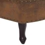Diván de piel de ante artificial marrón de vidaXL, Divanes - Ref: Foro24-281278, Precio: 481,16 €, Descuento: %