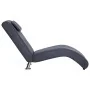 Diván con almohada de piel de ante artificial gris de vidaXL, Divanes - Ref: Foro24-281283, Precio: 196,56 €, Descuento: %