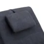 Diván con almohada de piel de ante artificial gris de vidaXL, Divanes - Ref: Foro24-281283, Precio: 196,56 €, Descuento: %