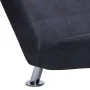 Diván con almohada de piel de ante artificial gris de vidaXL, Divanes - Ref: Foro24-281283, Precio: 196,56 €, Descuento: %