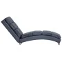 Diván de piel de ante artificial gris de vidaXL, Divanes - Ref: Foro24-281295, Precio: 215,11 €, Descuento: %