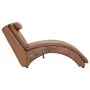 Massage couch with brown artificial suede leather pillow by vidaXL, Daybeds - Ref: Foro24-281349, Price: 310,99 €, Discount: %