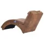 Massage couch with brown artificial suede leather pillow by vidaXL, Daybeds - Ref: Foro24-281349, Price: 310,99 €, Discount: %