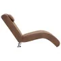 Diván con almohada de piel de ante artificial marrón de vidaXL, Divanes - Ref: Foro24-281282, Precio: 235,14 €, Descuento: %