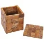 Taburete con almacenamiento madera maciza de teca de vidaXL, Taburetes y sillas plegables - Ref: Foro24-281654, Precio: 171,1...