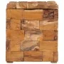 Taburete con almacenamiento madera maciza de teca de vidaXL, Taburetes y sillas plegables - Ref: Foro24-281654, Precio: 171,1...