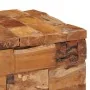 Taburete con almacenamiento madera maciza de teca de vidaXL, Taburetes y sillas plegables - Ref: Foro24-281654, Precio: 171,1...