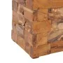 Taburete con almacenamiento madera maciza de teca de vidaXL, Taburetes y sillas plegables - Ref: Foro24-281654, Precio: 171,1...