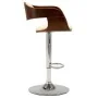 Taburete de cocina de madera curvada y cuero sintético crema de vidaXL, Taburetes de cocina - Ref: Foro24-283118, Precio: 132...