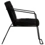 Sillón de cuero auténtico negro de vidaXL, Sillones - Ref: Foro24-284413, Precio: 215,71 €, Descuento: %