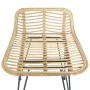 Küchenhocker 2 Einheiten aus natürlichem Rattan von vidaXL, Küchenhocker - Ref: Foro24-285232, Preis: 230,17 €, Rabatt: %