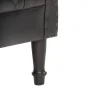 Sillón con diseño de cubo cuero de cabra auténtico negro de vidaXL, Sillones - Ref: Foro24-286617, Precio: 283,26 €, Descuent...