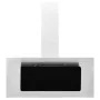 Campana extractora acero inox y vidrio templado plateado 90 cm de vidaXL, Extractores - Ref: Foro24-51664, Precio: 233,15 €, ...